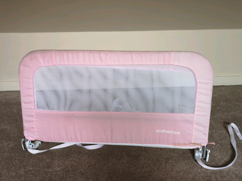 mothercare pink bed guard